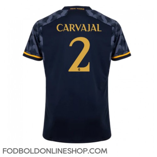 Real Madrid Daniel Carvajal #2 Udebanetrøje 2023-24 Kortærmet